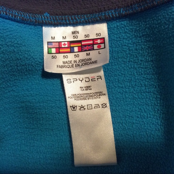 Spyder Core Sweater 1/4 Zip Pullover Mens size medium - Picture 9 of 10